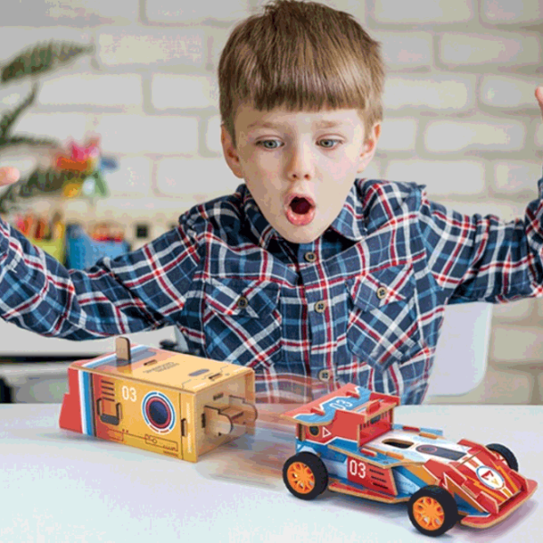 Puzzle CubicFun Blast-Off Rocket & Racing Car 5+/ Numărul de piese:  photo 2
