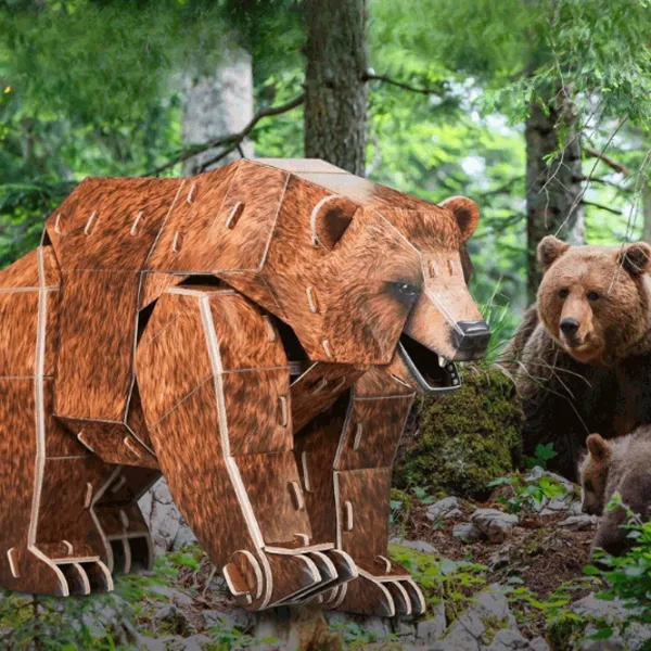 Puzzle CubicFun Brown Bear 8+/ Количество деталей: 88  photo 2