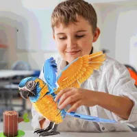 Puzzle CubicFun Blue-Throated Macaw 8+/ Количество деталей: 94 photo 2