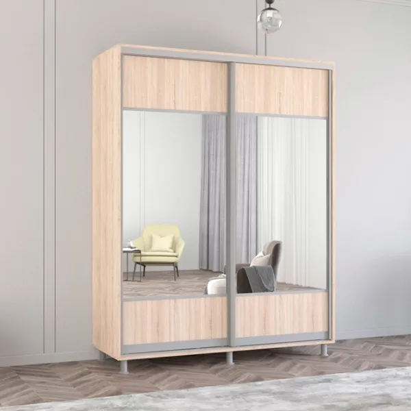 Dulap Mobildor-Lux ARON S K1 180 x 60 x 240 / PAL / Sonoma photo 3