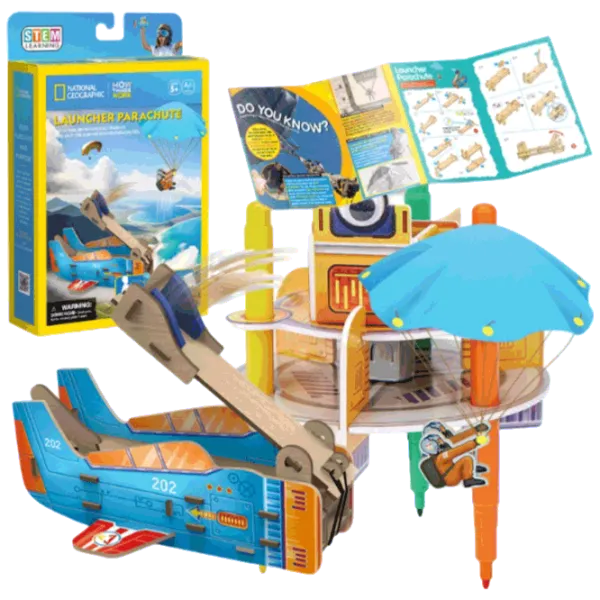 Puzzle CubicFun Launcher Parachute 5+/ Количество деталей:  photo 2