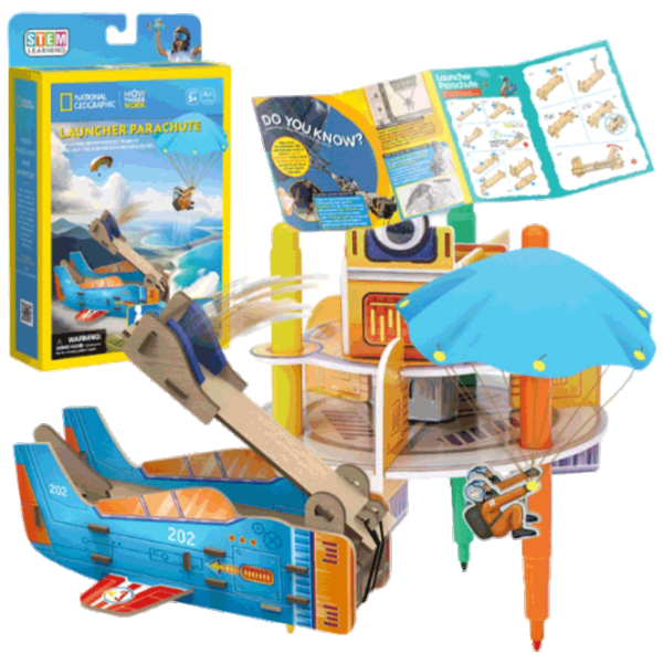 Puzzle CubicFun Launcher Parachute 5+/ Количество деталей:  photo 2
