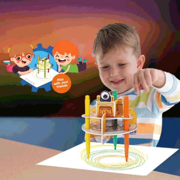 Puzzle CubicFun Doodling Robot 5+/ Количество деталей:  photo 2