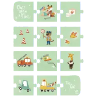 Puzzle Hape Rescue Vehicles 3+/ Numărul de piese: 71