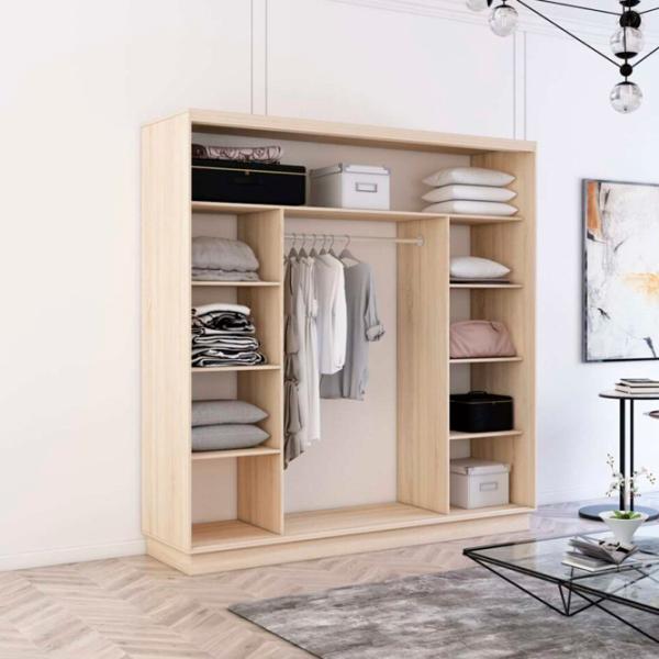 Dulap Mobildor-Lux Fox 190 x 60 x 210 / PAL / Sonoma photo 2