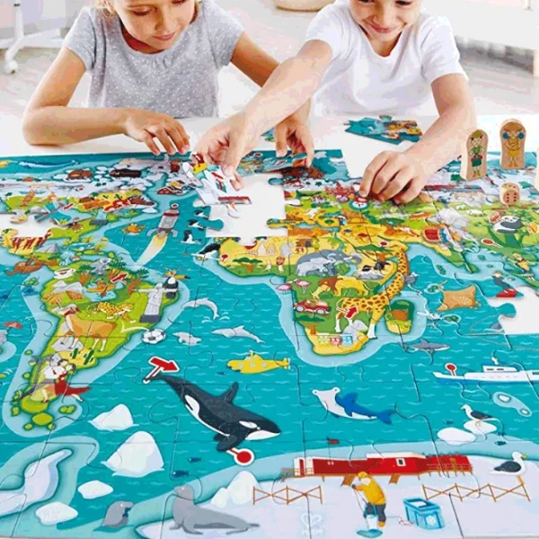 Puzzle Hape The World Tour 5+/ Количество деталей: 100 photo 2