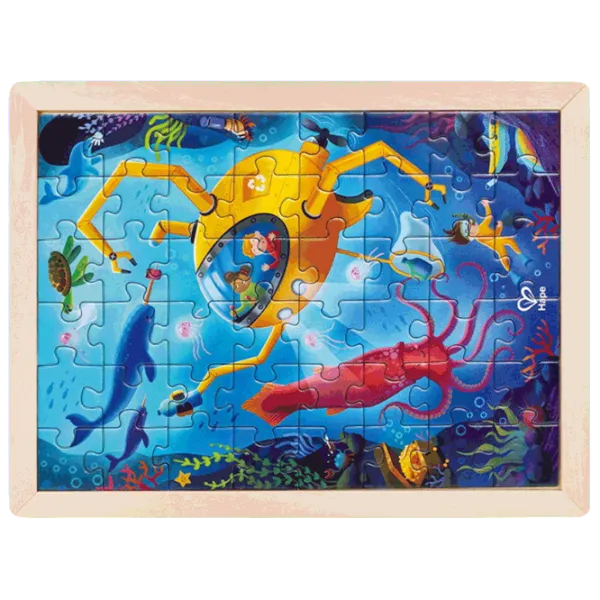 Puzzle Hape Ocean Rescue 4+/ Количество деталей: 48 photo 1
