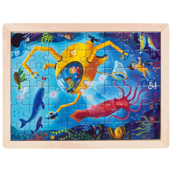 Puzzle Hape Ocean Rescue 4+/ Количество деталей: 48 photo 1