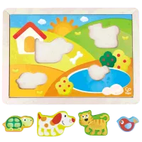 Puzzle Hape Sunny Valley 1+/ Numărul de piese: 12 photo 2