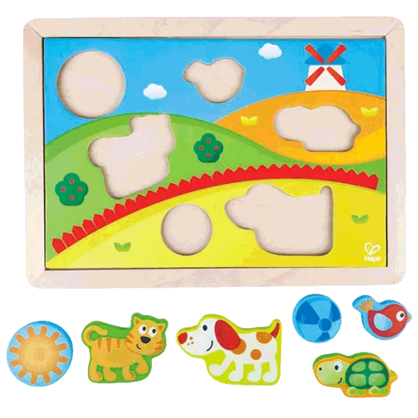 Puzzle Hape Sunny Valley 1+/ Numărul de piese: 12 photo 3
