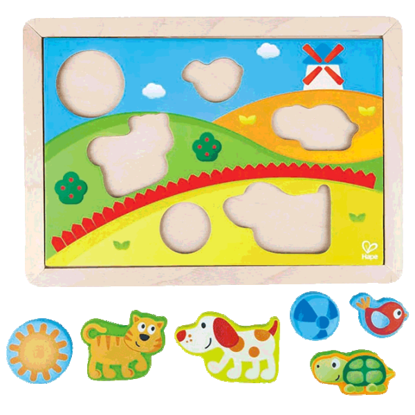 Puzzle Hape Sunny Valley 1+/ Numărul de piese: 12 photo 3