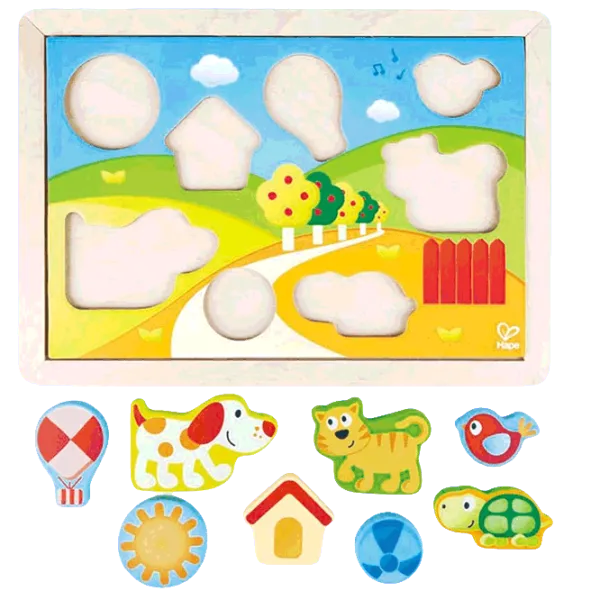 Puzzle Hape Sunny Valley 1+/ Numărul de piese: 12 photo 4