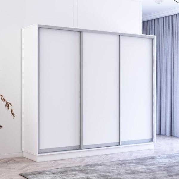 Dulap Mobildor-Lux Fox 260 x 60 x 200 / PAL / White photo 3