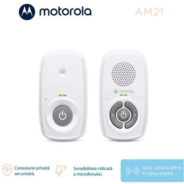 Радио-няня Motorola AM21 Аккумулятор + Сеть / 300 м photo 3