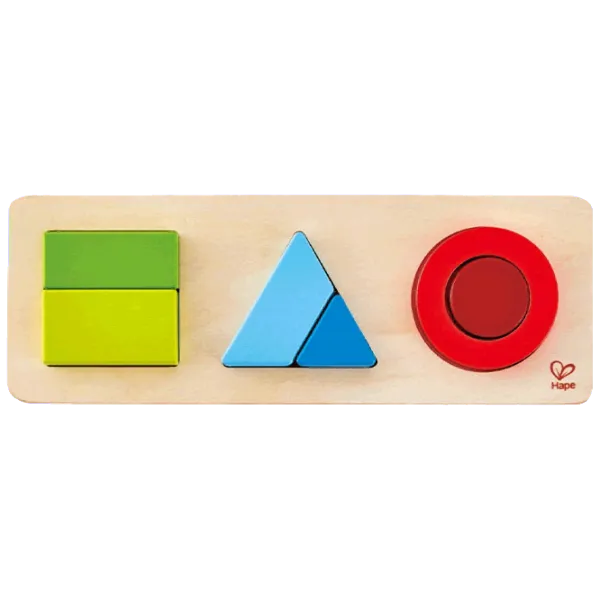 Puzzle Hape Geometry 1.5+/ Количество деталей: 6 photo 1