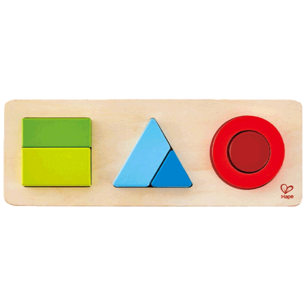 Puzzle Hape Geometry 1.5+/ Количество деталей: 6 photo 1