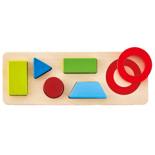 Puzzle Hape Geometry 1.5+/ Количество деталей: 6 photo 2
