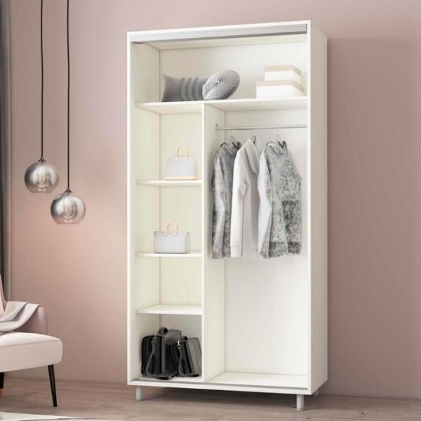 Шкаф Mobildor-Lux ARON P K2 140 x 60см x 220 / ЛДСП / Antracit photo 3