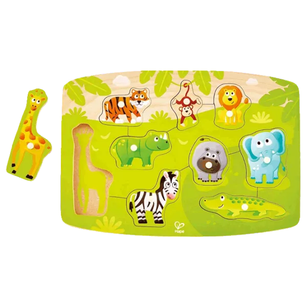 Puzzle Hape Jungle 2+/ Количество деталей: 9 photo 1