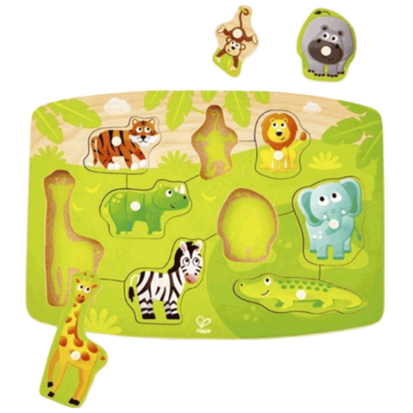 Puzzle Hape Jungle 2+/ Количество деталей: 9 photo 2
