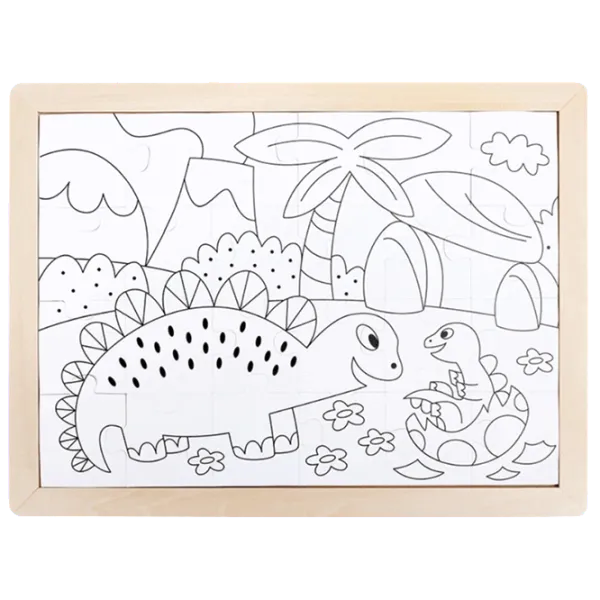 Puzzle Hape Dino 3+/ Numărul de piese: 48 photo 2