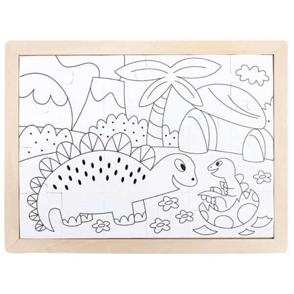 Puzzle Hape Dino 3+/ Numărul de piese: 48 photo 2