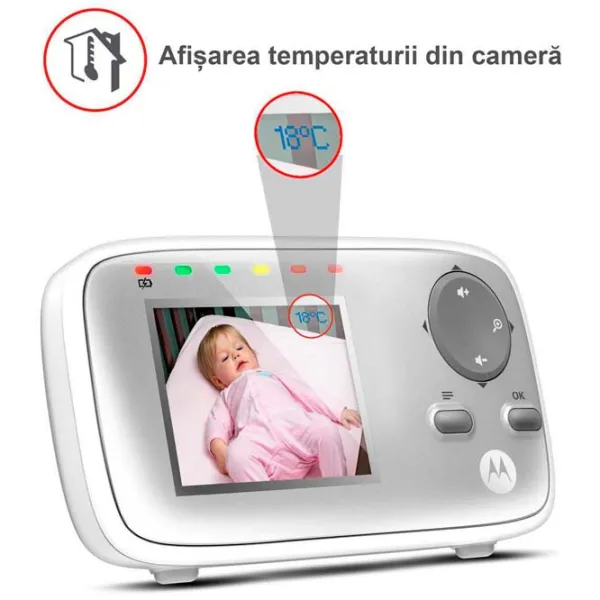 Радио-няня Motorola MBP482 Аккумулятор + Сеть / 300 м photo 2
