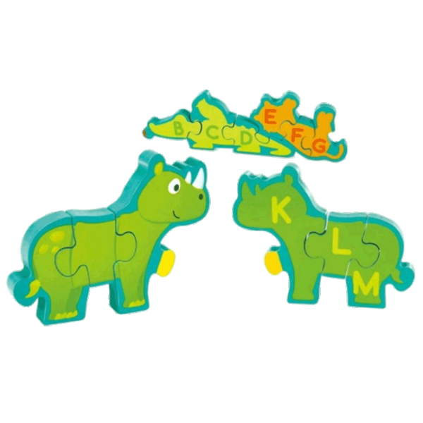 Puzzle Hape Alphabet&Animal Parade 3+/ Numărul de piese: 26 photo 2