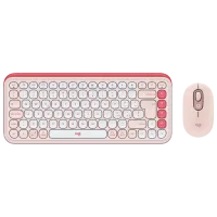 Tastatura & Mouse Logitech POP ICON Wireless Fără fir / Rose