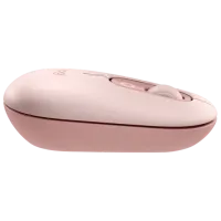 Tastatura & Mouse Logitech POP ICON Wireless Fără fir / Rose photo 2