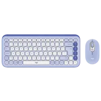 Tastatura & Mouse Logitech POP ICON Wireless Fără fir / Liliac