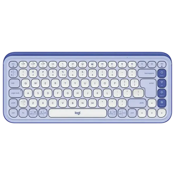 Клавиатура и Мышь Logitech POP ICON Wireless Беспроводные / Liliac photo 2