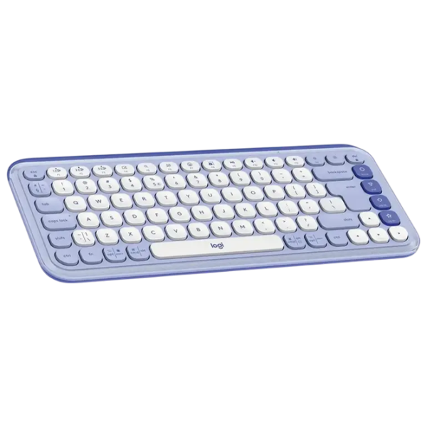 Клавиатура и Мышь Logitech POP ICON Wireless Беспроводные / Liliac photo 4
