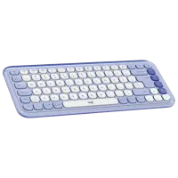 Tastatura & Mouse Logitech POP ICON Wireless Fără fir / Liliac photo 4