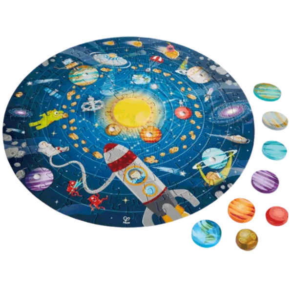 Puzzle Hape Solar System 5+/ Количество деталей: 102  photo 1