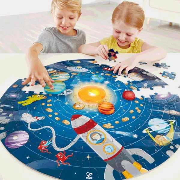 Puzzle Hape Solar System 5+/ Количество деталей: 102  photo 2