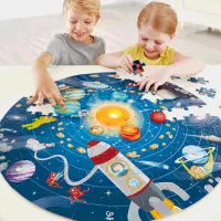 Puzzle Hape Solar System 5+/ Numărul de piese: 102 photo 2