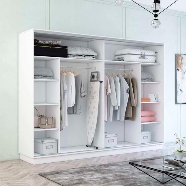 Dulap Mobildor-Lux Fox 300 x 60 x 200 / PAL / White photo 2