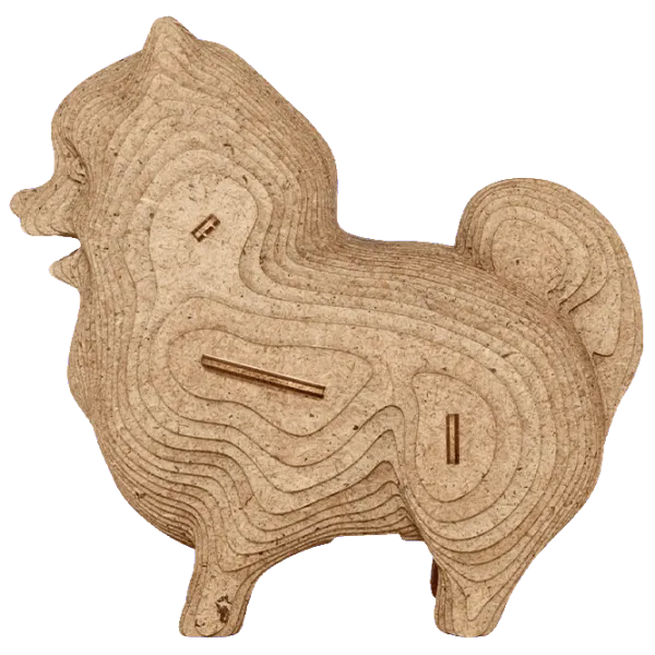 Puzzle Ewa Toys COINBANK: DOG 14+/ Numărul de piese: 74 photo 2