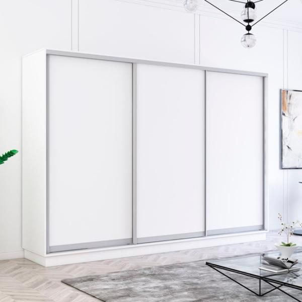 Шкаф Mobildor-Lux Fox 320 x 60см x 230 / ЛДСП / White photo 3