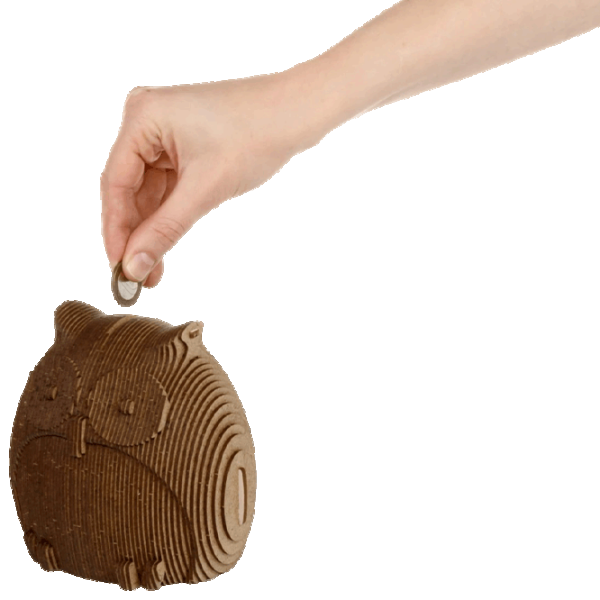 Puzzle Ewa Toys COINBANK: OWL 14+/ Numărul de piese: 88  photo 2