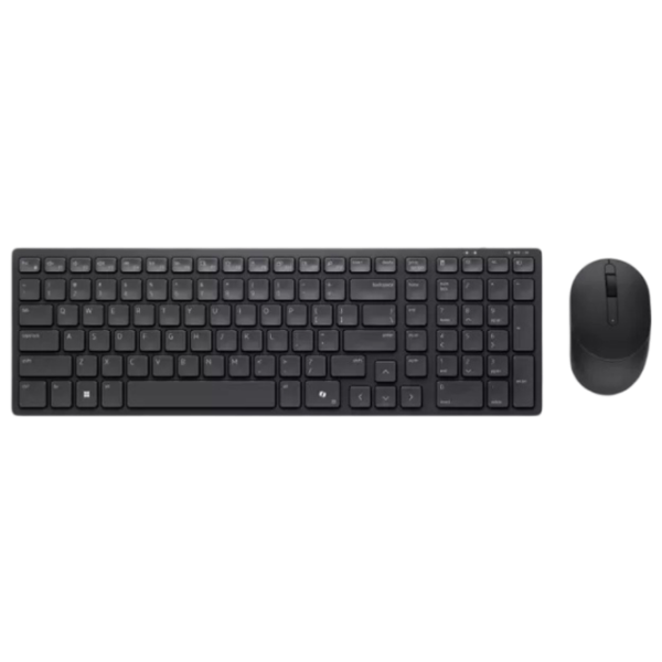 Tastatura & Mouse Dell Pro Compact KM555 Fără fir + Cu fir / Black photo 1
