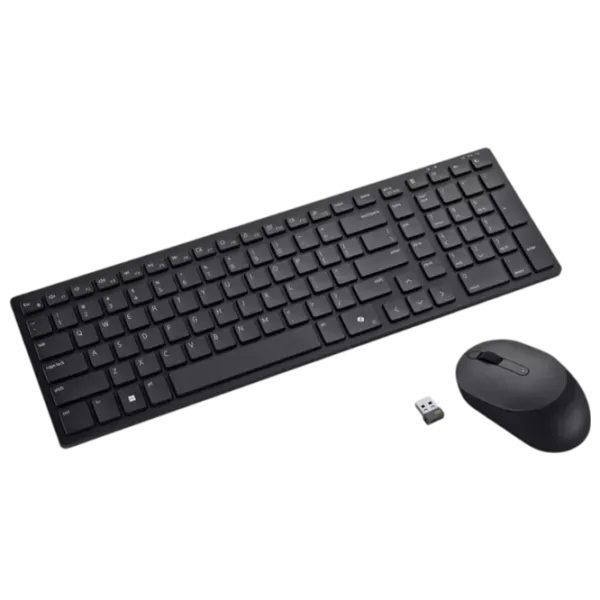 Tastatura & Mouse Dell Pro Compact KM555 Fără fir + Cu fir / Black photo 2