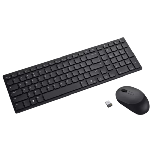 Tastatura & Mouse Dell Pro Compact KM555 Fără fir + Cu fir / Black photo 2