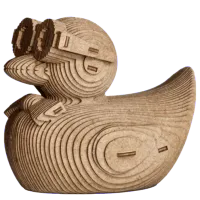 Puzzle Ewa Toys COINBANK: DUCK 14+/ Numărul de piese: 112