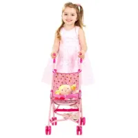 Коляска для кукол Chipolino Lily Cupcakes KZKLL02402CC Прогулочная / 3+ photo 2