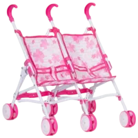 Коляска для кукол Chipolino Twiny Flowers KZKTW02201FL Прогулочная / 3+