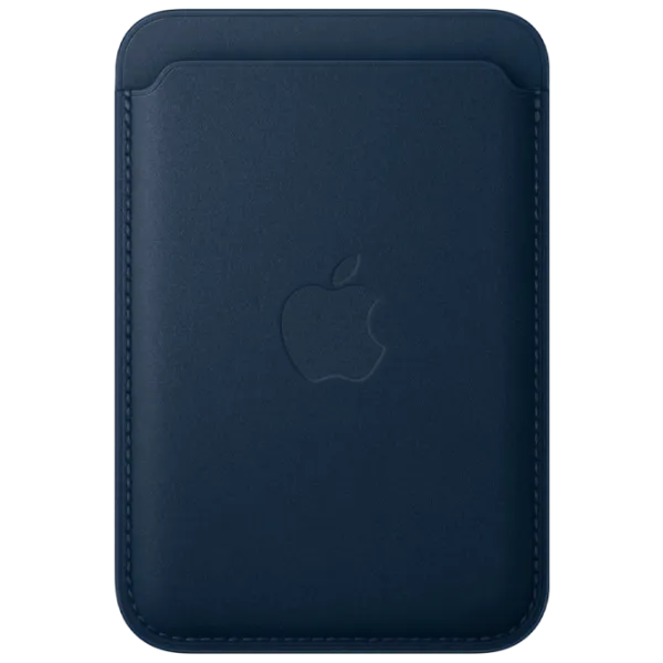 Husă Portmoneu Apple iPhone 12 - 16 All Apple / MagSafe / FineWoven / Deep Blue photo 1