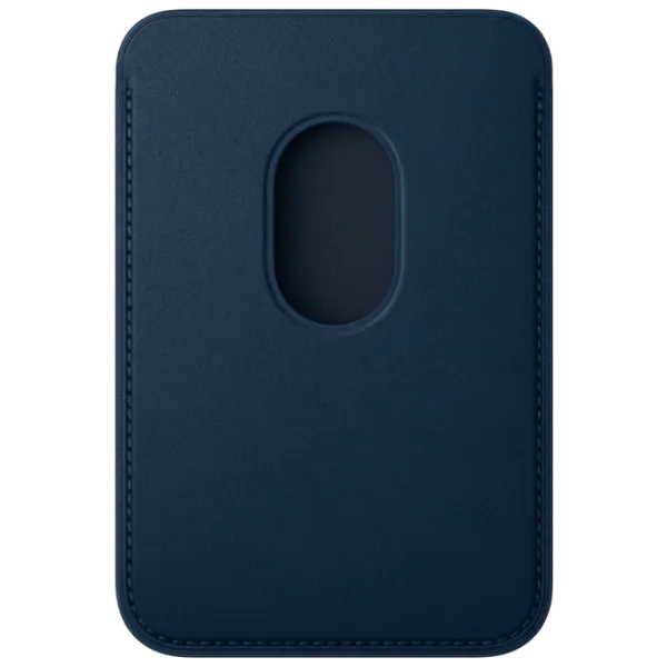 Husă Portmoneu Apple iPhone 12 - 16 All Apple / MagSafe / FineWoven / Deep Blue photo 2
