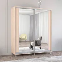 Dulap Mobildor-Lux ARON P K2 200 x 60 x 210 / PAL / Sonoma photo 3